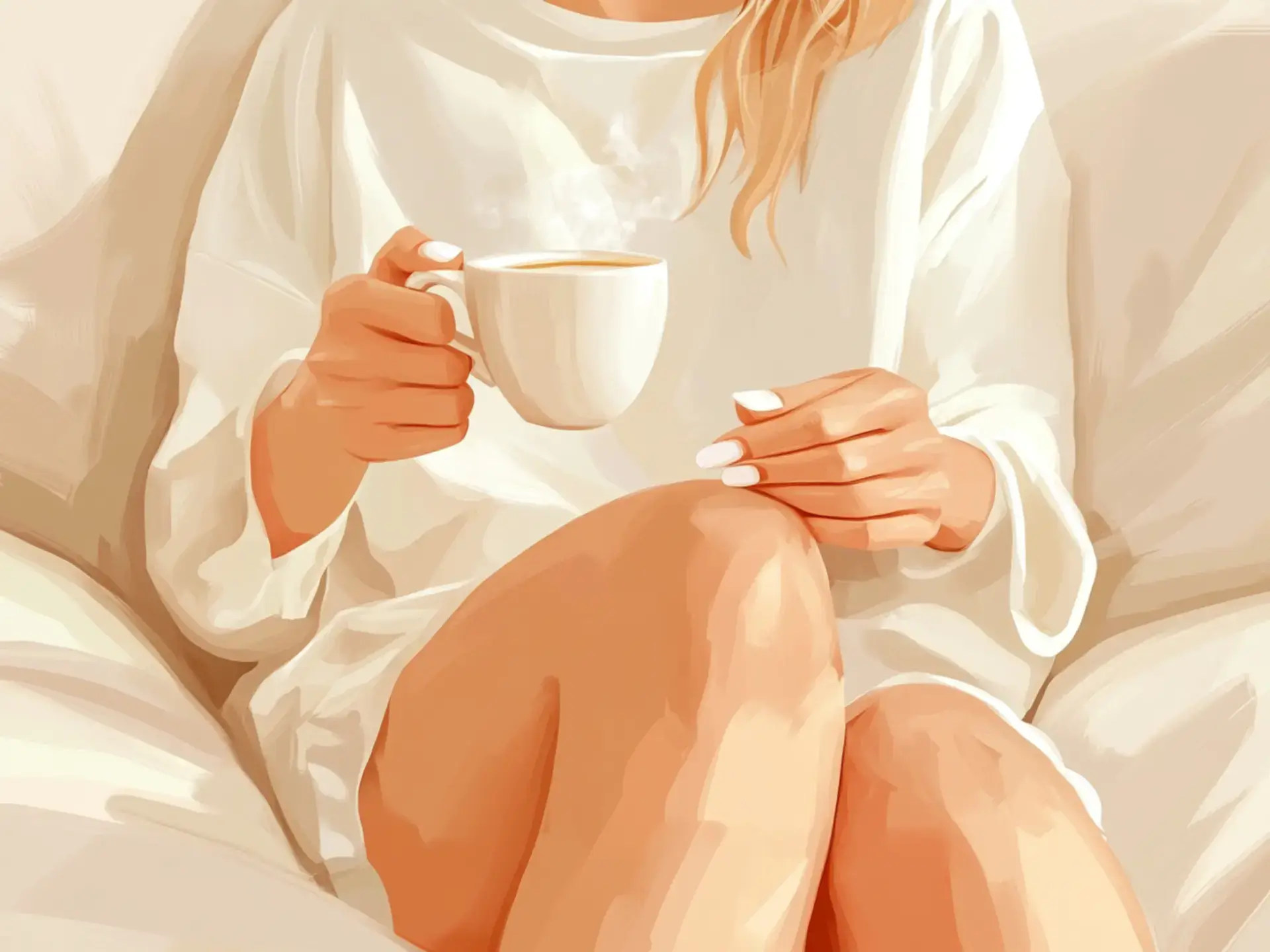 White nails