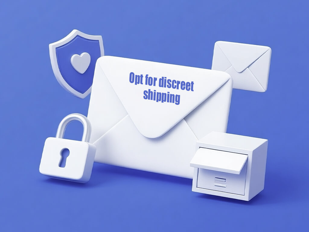 opt for discreet shipping